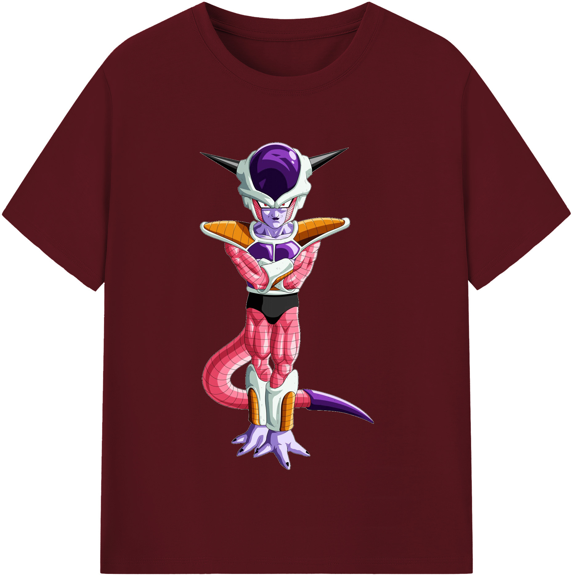 （画像用） ドラゴンボール フリーザ DRAGON BALL Frieza 綿100％半袖Tシャツ（フロントプリント）